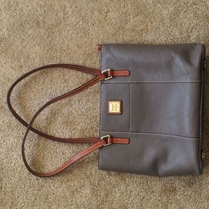 Dooney & Burke Pebble Grain Small Lexington, Elephant